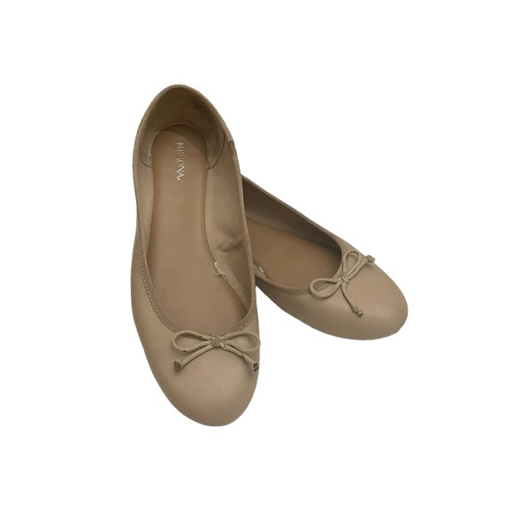 Merona casual slip on neutral nude beige lightweight ballet flat shoes size 9 - Picture 2 of 9